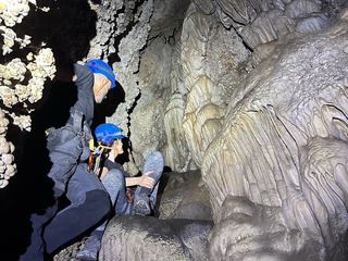 Espeleología en la Cova Fosca