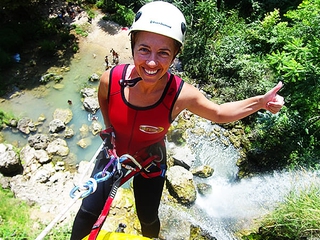 Barranquismo en el Gorgo de la Escalera