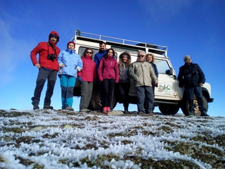 Coche 4x4 en Sierra de la Demanda