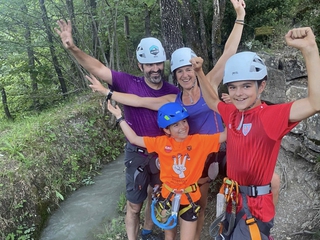 Vías Ferrata con niños en Pirineos