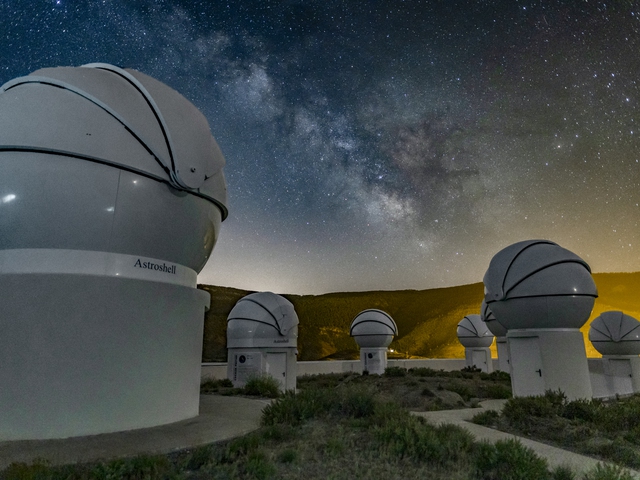Observación nocturna con Telescopios