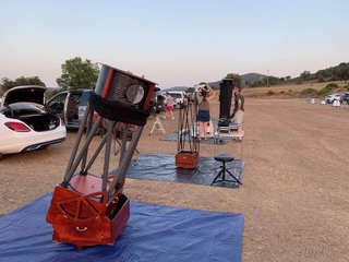 Telescopios preparados para la observación