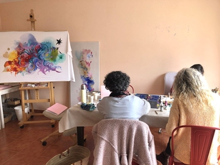 Pintura para el bienestar con la artista Ainhoa Batres