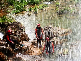 Barranquismo en el Gorgo de la Escalera