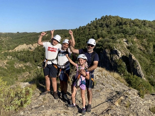 Vías Ferrata en Sierra de Guara con niños