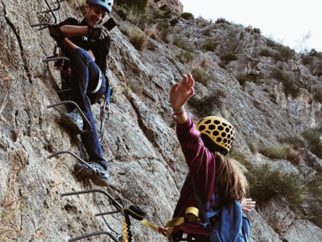 Vía ferrata de Redován tramo iniciación