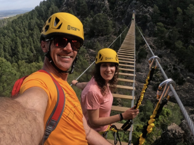 Vía ferrata de Enguera nivel medio