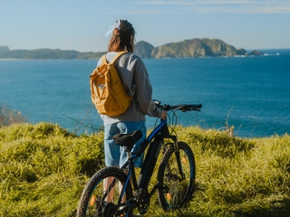 Explora O Morrazo en bicicleta eléctrica.