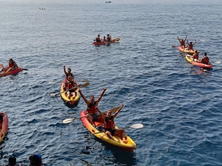 Kayak en Morro de Toix y la cova dels Coloms