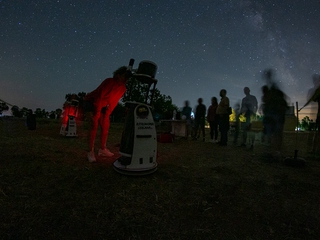 Observación astonómica con telescopios