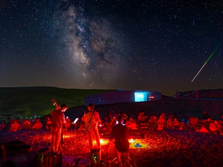 Observación nocturna con Telescopios