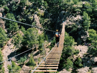 Vía ferrata de Enguera nivel medio