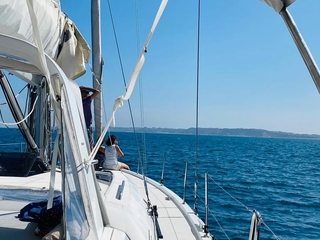 Salida de medio día a vela por el Abra