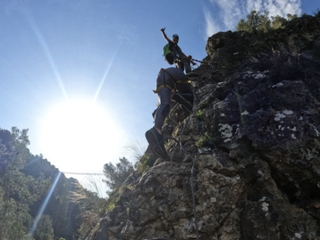 Vía ferrata de Enguera nivel medio