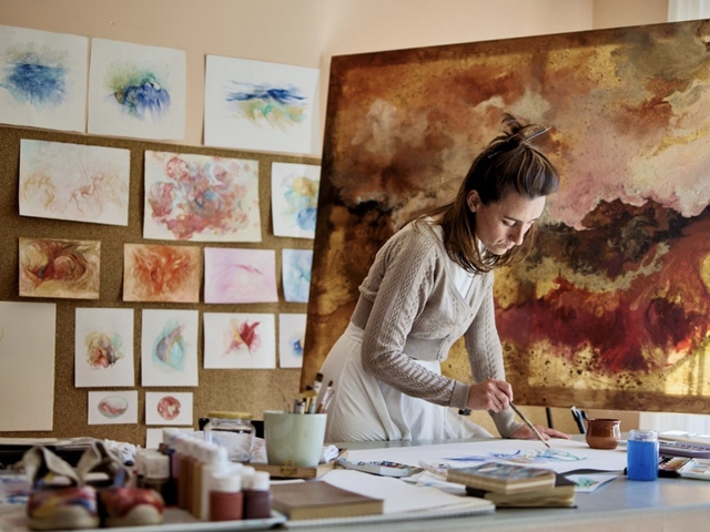Pintura para el bienestar con la artista Ainhoa Batres