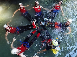 Barranquismo en el Gorgo de la Escalera