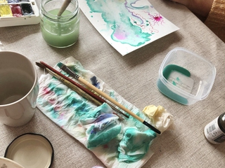 Pintura para el bienestar con la artista Ainhoa Batres