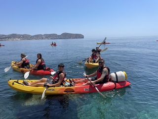 Kayak en Moraira