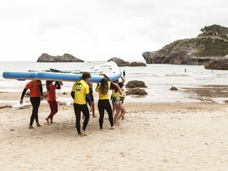 Paddle Board Gigante XXL - Playa Palombina y Ría de Niembro